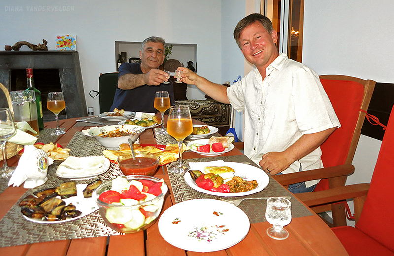 Georgian hospitality, Telavi, Kakheti region.